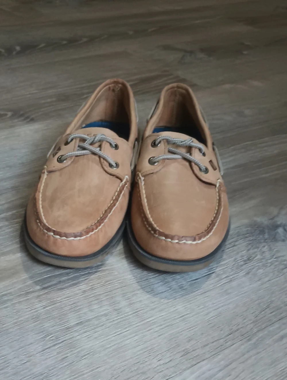 Sperry Authentic Original Leather Loafers (Tan) A-